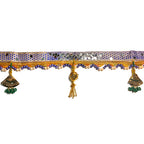 Golden Multi-Colour Patchwork Bandarwal - Madhues