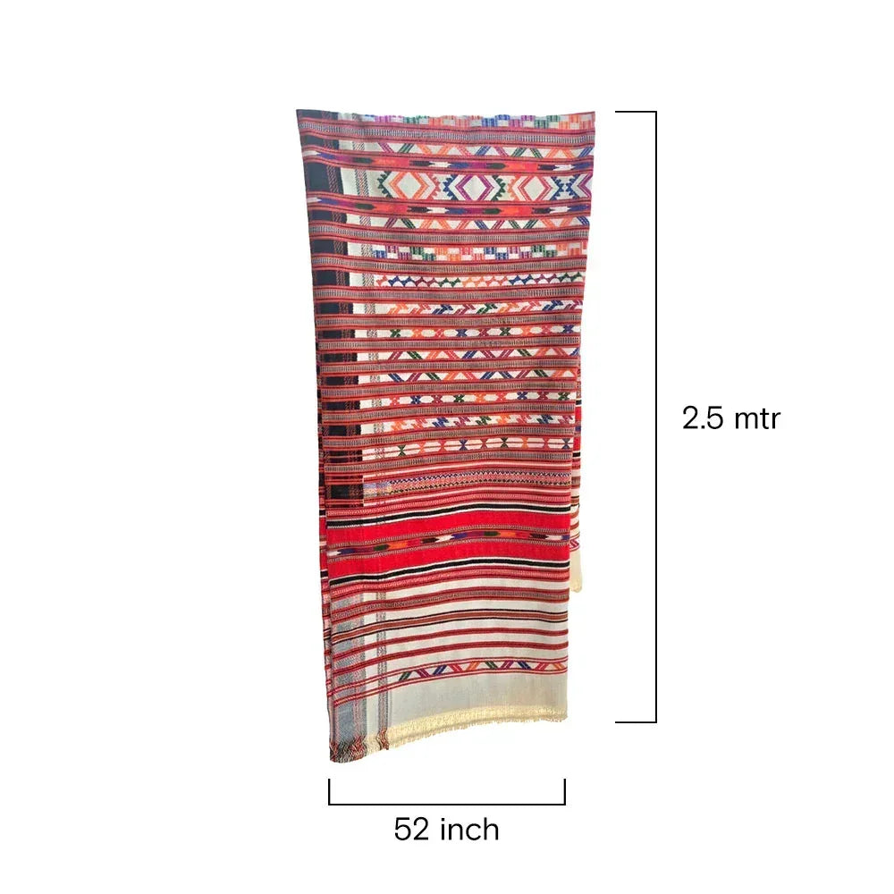 Authentic Rajasthani Handwoven Pattu Wrap & Throw