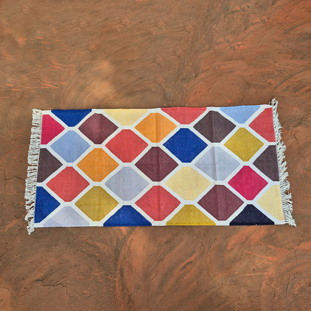 Chromatic Rhombus Indoor Rug - Image 2