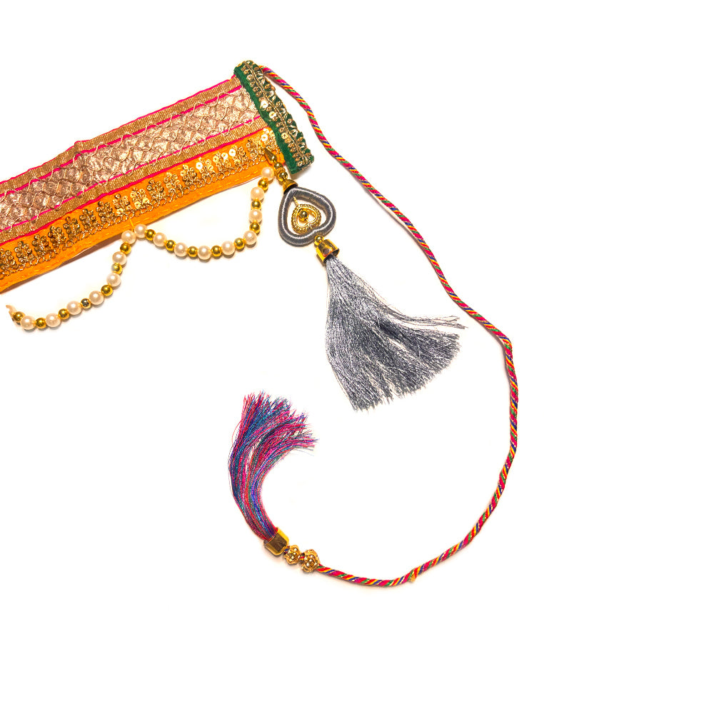 Bandarwal Handcrafted Work with Pearls - Madhues