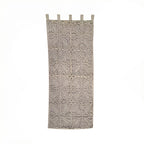 Heirloom Floral Sheer Barmer Appliqué Curtain - Madhues