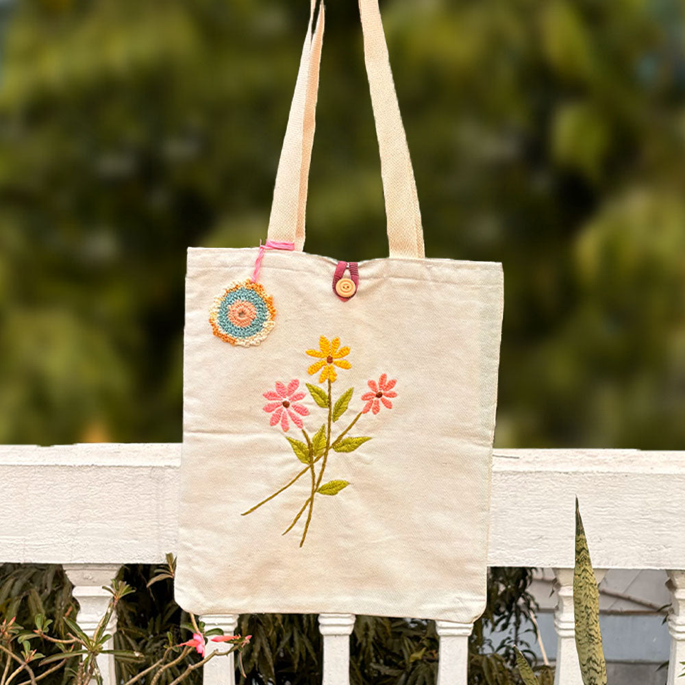 Floral Sprig Tote