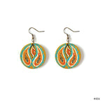 Kashmiri Paisley Drop Earrings - Madhues