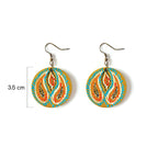 Kashmiri Paisley Drop Earrings - Madhues
