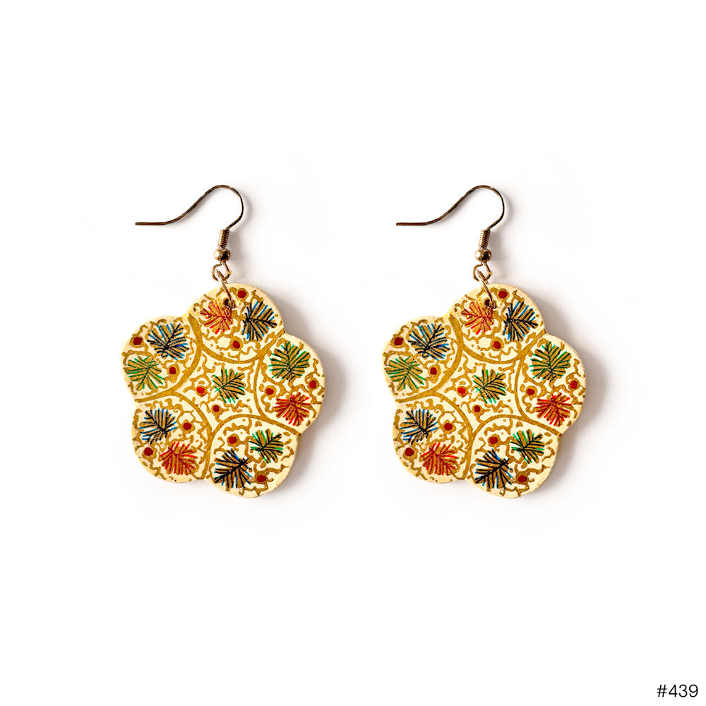 Floral Medallion Earrings - Madhues