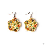 Floral Medallion Earrings - Madhues