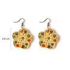 Floral Medallion Earrings - Madhues