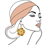 Floral Medallion Earrings - Madhues