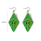 Forest Jewel Drop Earrings - Madhues