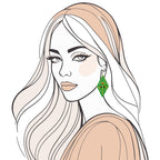 Forest Jewel Drop Earrings - Madhues