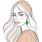 Forest Jewel Drop Earrings - Madhues