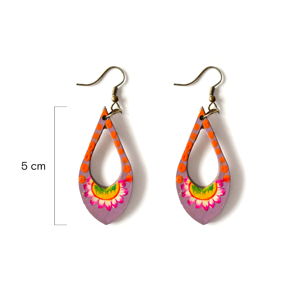 Floral Medallion Earrings - Madhues