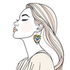 Love Blooms Heart Earrings - Madhues