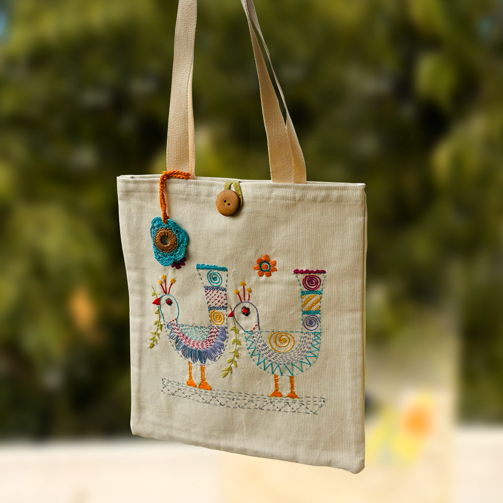 The Chirpy Companion Tote - Madhues