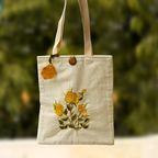 Sunshine Blooms Cotton Tote - Madhues