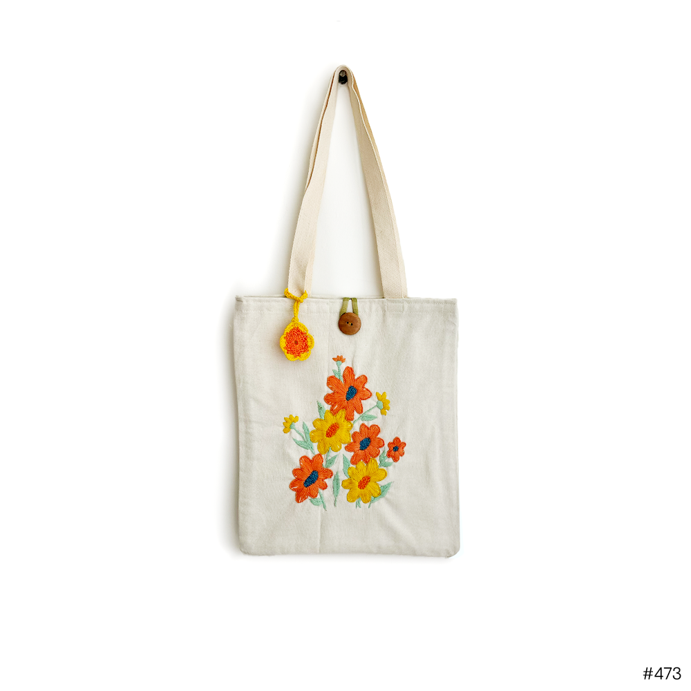 Golden Hour Floral Tote - Madhues