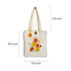 Golden Hour Floral Tote - Madhues