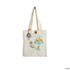 Ocean Whispers Embroidered Tote - Madhues