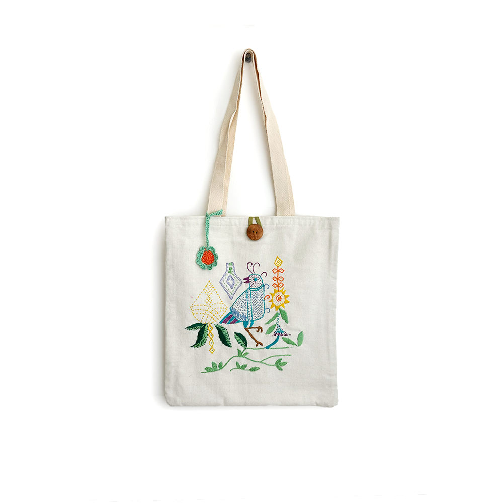Garden Song Cotton Carryall - Madhues