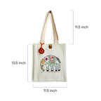 Joyful Journey Hand-Stitched Tote - Madhues