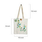 Wildflower Trail Embroidered Tote - Madhues