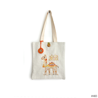 Folkloric Safari Embroidered Tote - Madhues