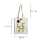 Regal Steed Embroidered Tote - Madhues