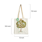 Tree of Life Embroidered Tote - Madhues
