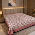 Artisanal Swirl Print Block Printed Vegetable Dye Bedsheet