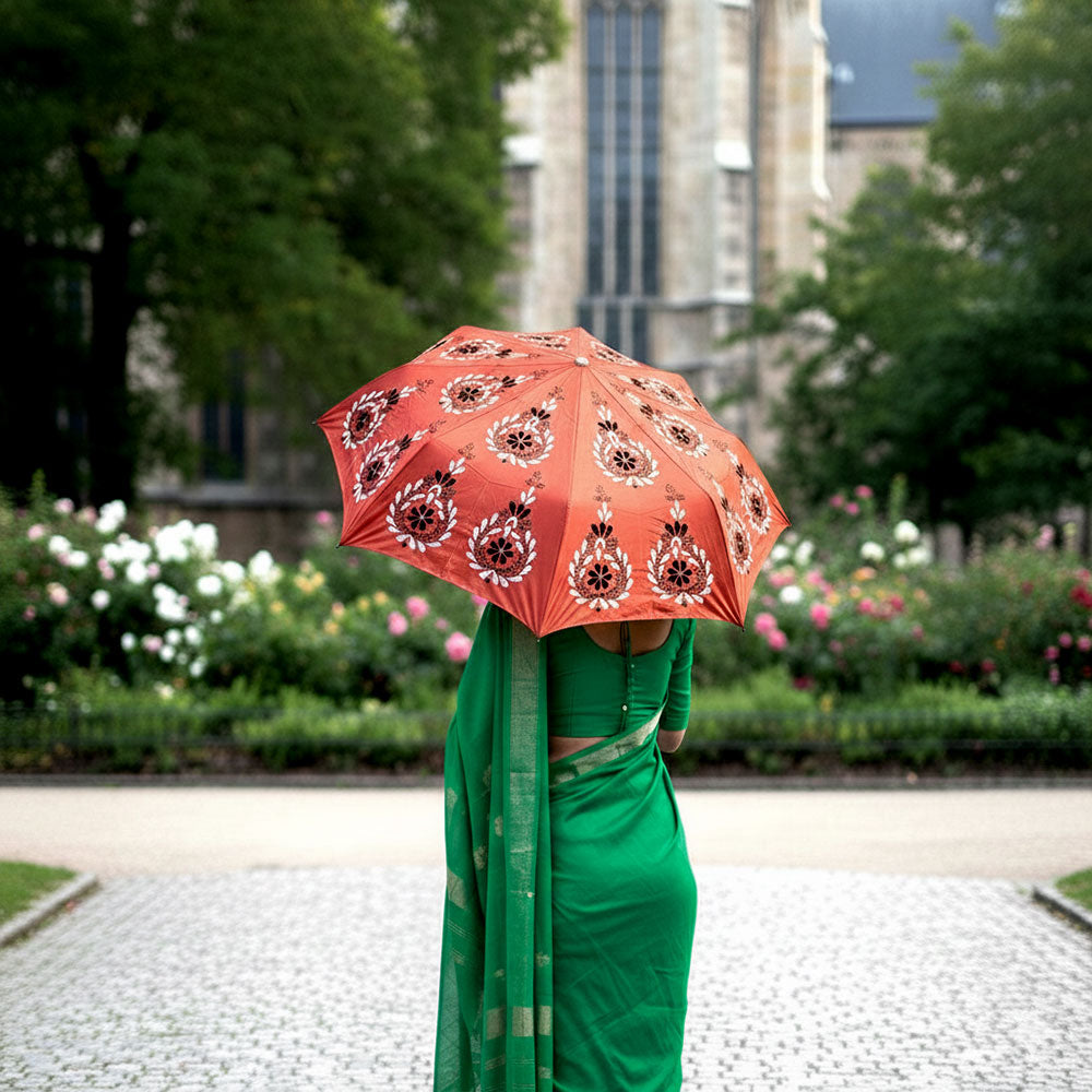 The Global Artisan Embroidered Umbrella - Madhues