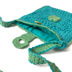 Azure Bloom Crochet Sling Bag - Madhues