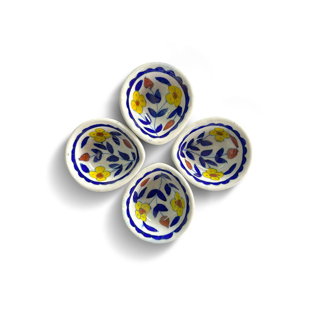 Hand-painted Ceramic Diyas for Festive Decor