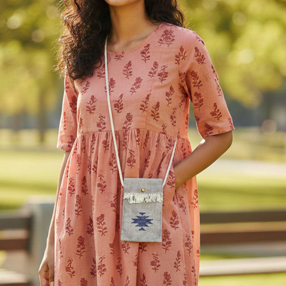 The Desert Star Hand-Woven Jute Phone Sling