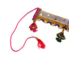 Golden Multi-Colour Patchwork Bandarwal - Madhues