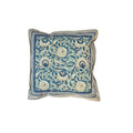 Indigo Bloom Block Print Cushion Cover Set of 2 - Madhues