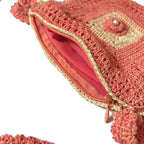 Rosebud Crochet Crossbody Bag - Madhues