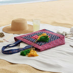 Handcrafted Kasida Kari Embroidered Cotton Tote Bag