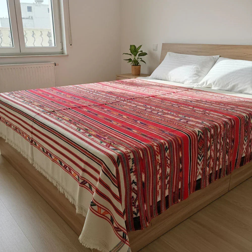 Authentic Rajasthani Handwoven Pattu Wrap & Throw