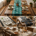 Dhokra Motif & Handwoven Tribal Table Runner Collection