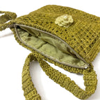 Olive Bloom Crochet Sling - Madhues