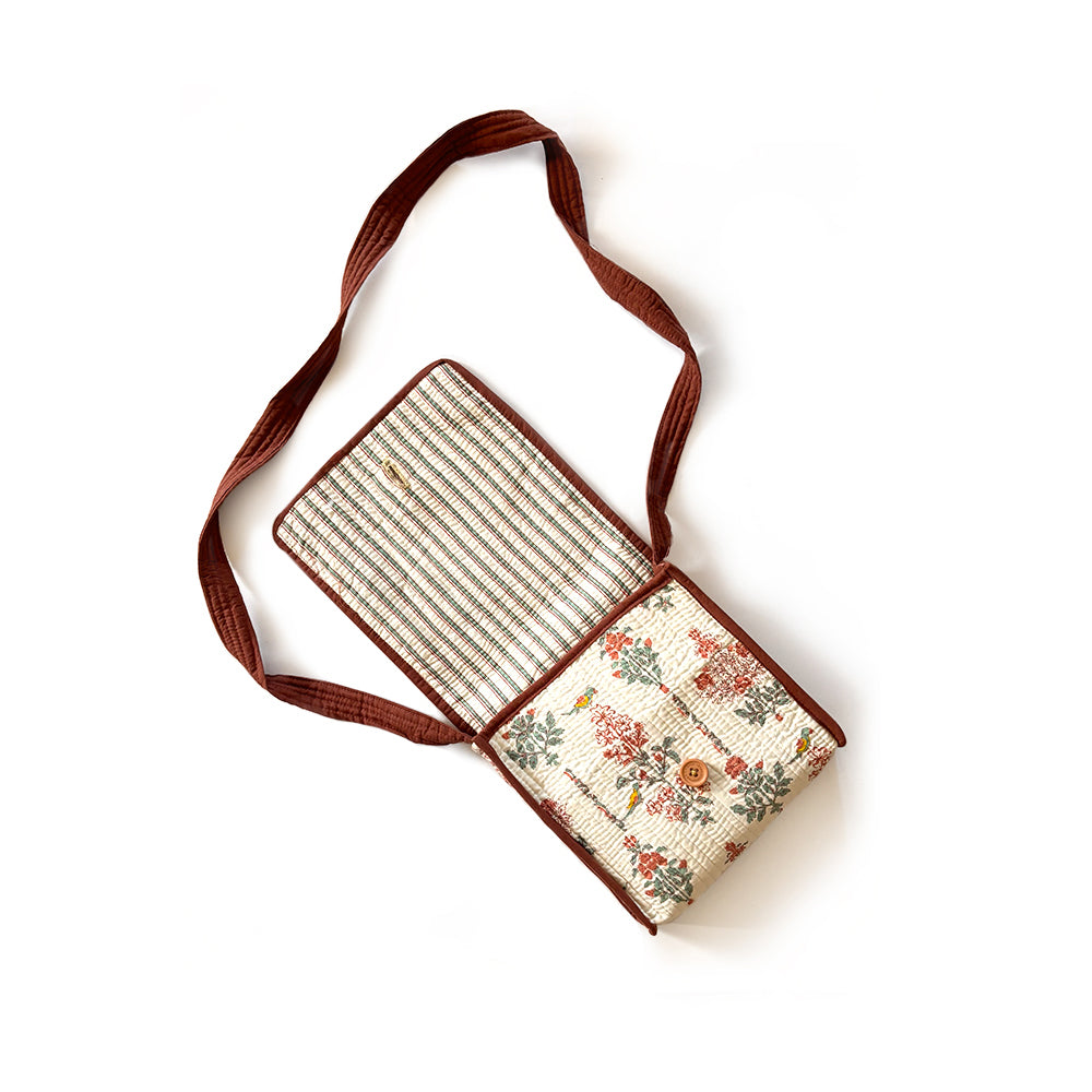 Midnight Glow Quilted Sling Bag - Madhues