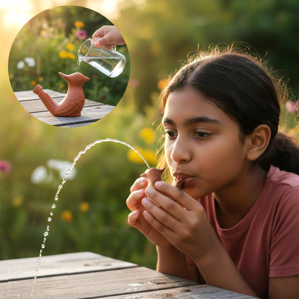 Chirping Terracotta Water Whistle (Set of 2) - Madhues