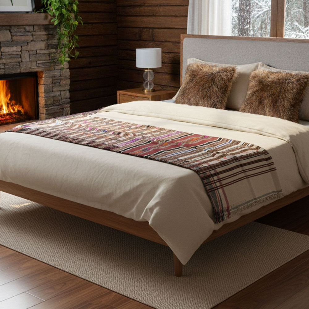 Intricate Rajasthani Handwoven Pattu Shawl