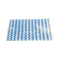 The Sky Blue Chevron Beach Rug - Image 1