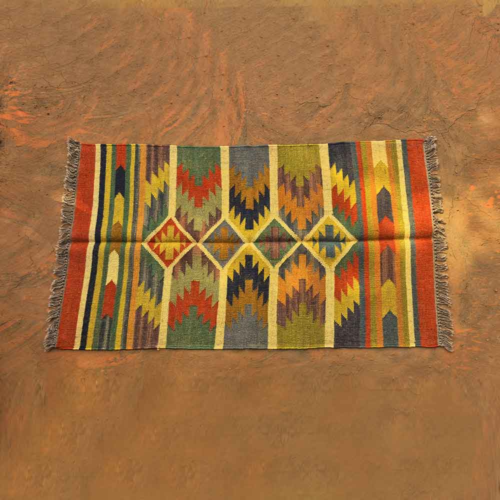 The Autumn Harvest Kilim Area Rug - Image 2