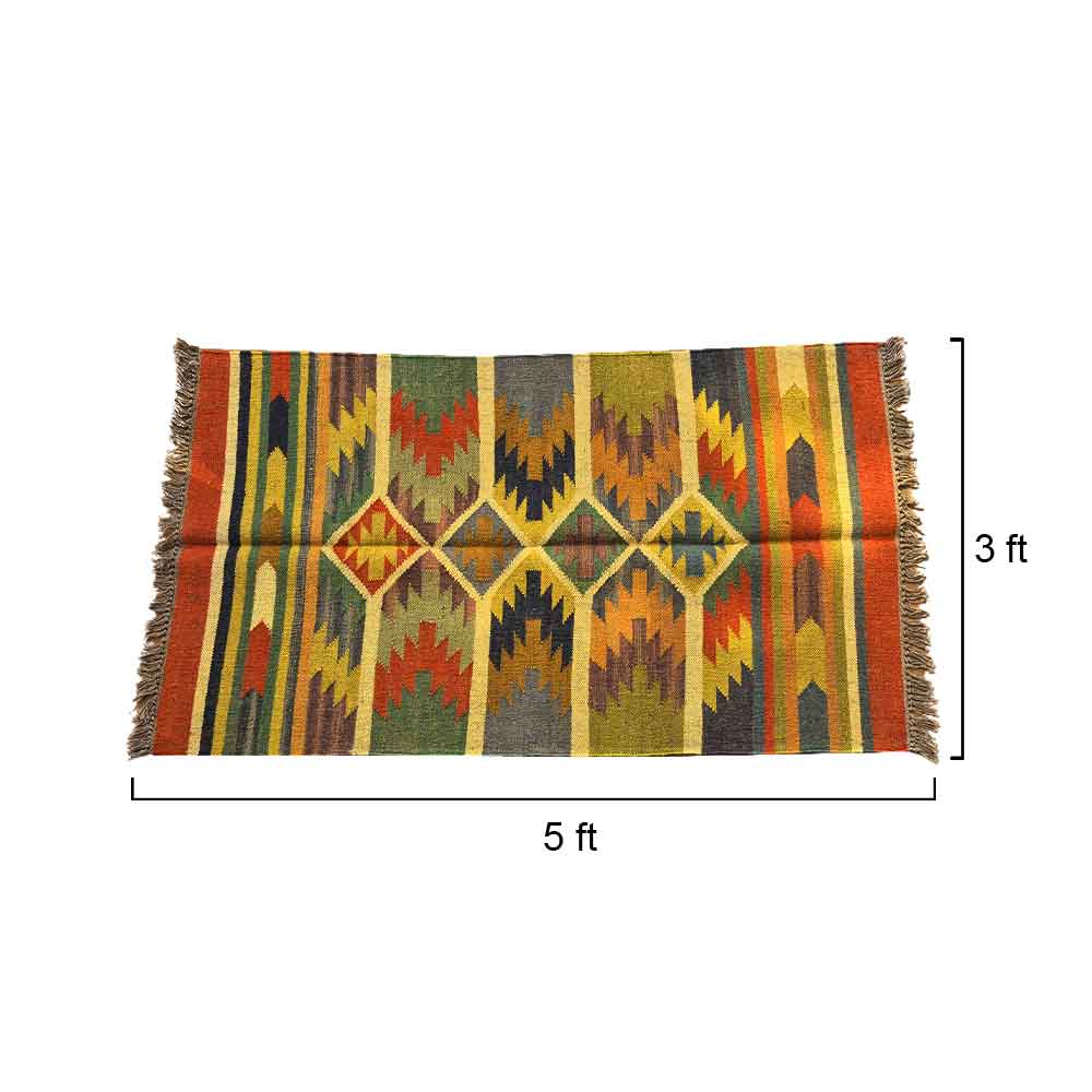 The Autumn Harvest Kilim Area Rug - Image 3