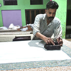 Azure Tree of Life Bagru Block Print Bedsheet Set - Madhues