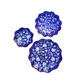 Indigo Scallop Ceramic Plates Set - Image 1