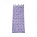 Amethyst Bloom Sheer Barmer Appliqué Curtain - Madhues