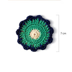 Emerald Tide Crochet Appliqué - Madhues